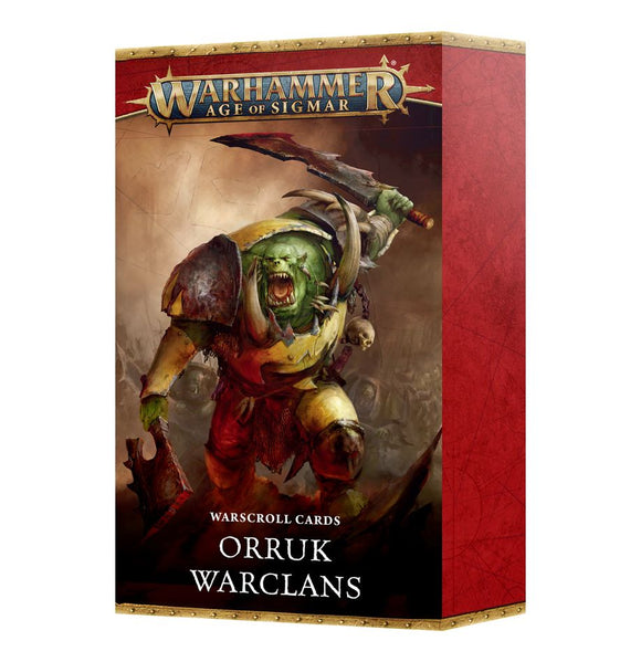 Warhammer Age of Sigmar - Warscroll Cards: Orruk Warclans