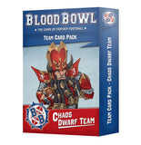 Warhammer Blood Bowl - Chaos Dwarf Team Card Pack