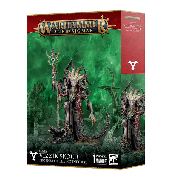 Warhammer Age of Sigmar - Skaven: Vizzik Skour, Prophet of the Horned Rat