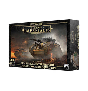 Warhammer: The Horus Heresy – Legions Imperialis: Solar Auxilia Leman Russ Exterminator and Annihilator Squadron