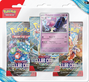 Pokémon TCG: Scarlet & Violet - Stellar Crown 3-Pack Poke Blister: Tinkaton