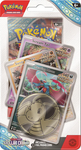 Pokémon TCG: Scarlet & Violet - Stellar Crown Premium Checklane: Roaring Moon/Sandy Shocks/Scream Tail