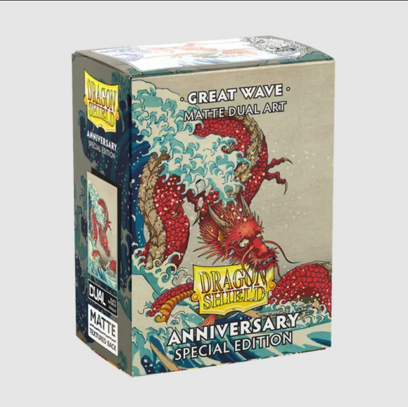 Dragon Shield Matte - Dual Art Sleeves: Great Wave