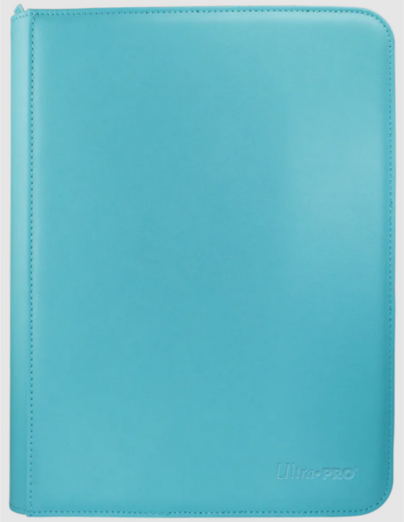 Ultra Pro Vivid 9-Pocket Zippered PRO-Binder - Light Blue