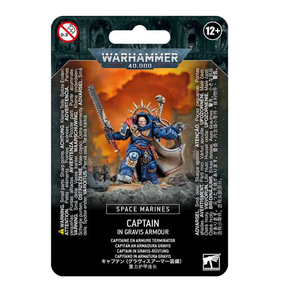 Warhammer 40,000 - Space Marines Captain in Gravis Armour