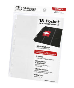 Ultimate Guard 18-Pocket Pages Side-Loading (10)(Multiple)