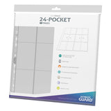 Ultimate Guard 24-Pocket QuadRow Pages Side-Loading (10) - Transparent