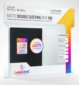 GameGenic Matte Double Sleeving Pack 100